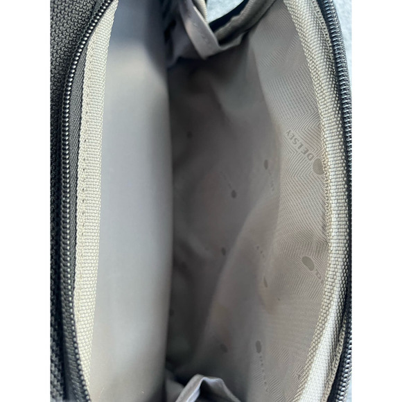 Delsey Black Rolling Carry On Suitcase Luggage Travel Bag - Picture 10 of 12